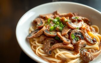 Beef Stroganoff