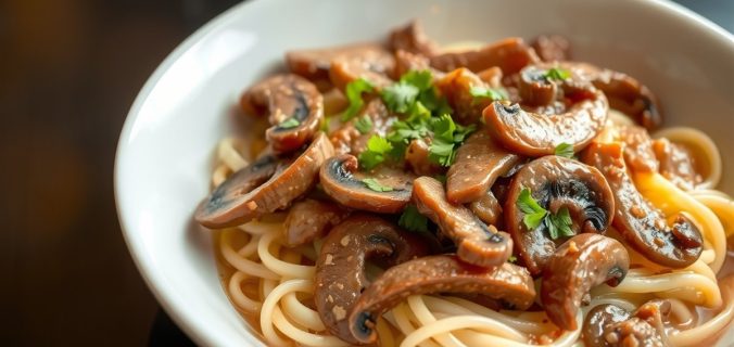 Beef Stroganoff